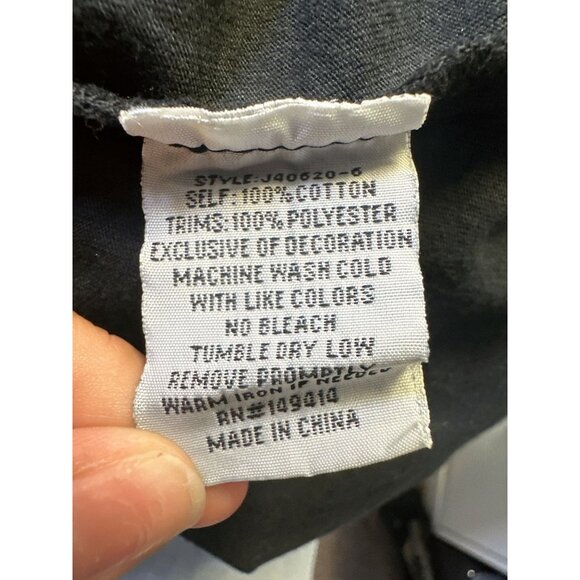 Johnny Was Vintage Navy Embroidered Cardigan w/Tie Waist Size L - Picture 7 of 7